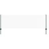 vidaXL Sechseckzaun mit Pfosten 50 x 0,8 m PVC-beschichteter Stahl