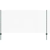 vidaXL Sechseckzaun mit Pfosten 50 x 1,2 m PVC-beschichteter Stahl