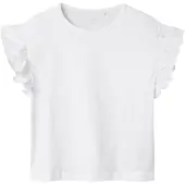 Name it Shirt "Hrejaline" in Weiß - 122/128