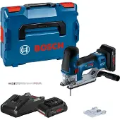 Bosch GST 18V-155 SC Professional Akku Stichsäge 18 V ( 06015B0002 ) + 2x ProCORE Akku 4,0 Ah + Ladegerät + L-Boxx
