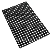 Ihankotona Fussmatte offene Ringe schwarz Gummi L800xB1200xS22mm