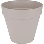 Elho Pflanzgefäß 'Loft Urban round 30', warm grey, ca. Ø 28,5 x H 26 cm
