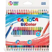 Carioca zweifarbig Buntstifte - 24 st. - Mehrfarbig - - One Size - Buntstiftsets