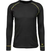 CAT Thermo Polyester Herren schwarzes Baselayer-Shirt