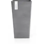 Ecopot's Pflanzgefäß 'Rotterdam MidHigh', grau, ca. Ø 31 x H 56 cm