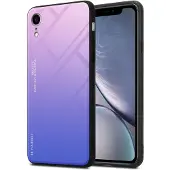 Cadorabo TPU 2 Farben Glas Cover