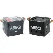 BBQ Cube | Mini-Barbecue | Mattschwarz - 18x15xH15cm
