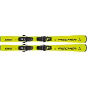Fischer Kinder Racing Ski RC4 RACE JR (130-150) JRS + FS7 CA