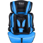 Nordic Prostore Kikid Kindersitz Basic 76-150cm R129, schwarz blau
