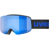 Uvex Pwdr black matt mirror blue one size