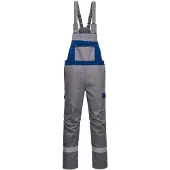 Portwest FR07 Bizflame Ultra zweifarbige Latzhose Grey Gr. S