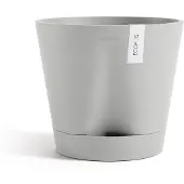 Ecopot's Blumentopf "Venice 2 30 Weißgrau", für den Innenbereich
