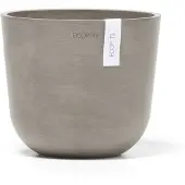 Ecopot's Blumentopf "Oslo 19 Taupe", für den Innenbereich