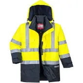 Portwest Flammhemmend Warn-Multinorm Jacke S779" Bizflame - Gelb/Marine 4XL"