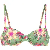 LASCANA Bügel-Bikini-Top "Malia" mit tropischem Print