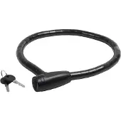 M-Wave Fahrrad Panzer Schloss 800x18mm Spiral Kabel mit Schlüssel Diebstahl Schutz