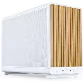 Lian Li A3-mATX, Micro Tower, PC, Weiß, Holz, micro ATX, Micro-ITX, Stahl, 16,5 cm