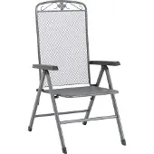 Mwh Savoy Multipositionsstuhl Stahl iron grey