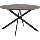 Mwh Rondiero Gartentisch Aluminium/Stahl Ø120 cm