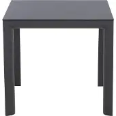 Siena Garden Silva Dining Tisch matt anthrazit / HPL ferro