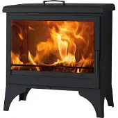 Panadero Kaminofen Boheme Stahl schwarz 8,2 kW mit Wärmefach