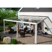 Skanholz Terrassendach "Monza", Bedachung Verbund-Sicherheits-Glas, Aluminium