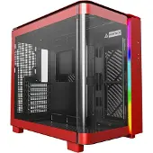 Montech King 95 Midi-Tower Tempered Glass ARGB - rot - Midi/Minitower - ATX