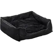 Dogman Bed Buddy Rectangular L Black 70x60x21cm
