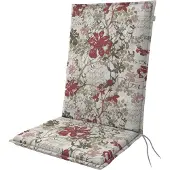 Doppler Hochlehnerauflage creme rot