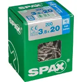 Spax Universalschrauben 3.5 x 20 mm TX 15 - 200 Stück Edelstahl GLO763030079