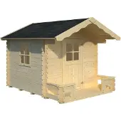Palmako Spielhaus BxHxT: 222 x 193 x 260 cm, natur - braun