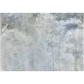 Kärkkäinen Fototapete Forest Reverb Pastellblau/Blaugrau