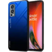 Cadorabo TPU 2 Farben Glas Hülle