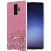 Cadorabo TPU Cover funkelnder Glitter