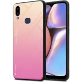 Cadorabo TPU 2 Farben Glas Cover