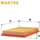 WIX FILTERS Luftfilter WA6706