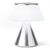 Lexon Luma L, Aluminium, Acrylnitril-Butadien-Styrol (ABS), Aluminium, Glas, Schlafzimmer, Kinderzimmer, Flur, Tisch/Bank, Büro, IPX4, 1 Glühbirne(n), LED