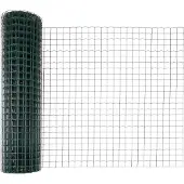 vidaXL Euro-Zaun mit Pfosten 10 x 1,2 m PVC-beschichteter Stahl Grün