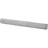 vidaXL Schweißgitterzaun 1.6 x 25 m Verzinkter Stahl Silber