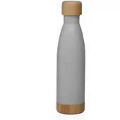 Versa Wasserflasche Grau Stahl 500 ml 7 x 27 x 7 cm