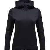 Peak Performance Damen Kapuzensweat W Rider Tech Zip Hood-BLACK