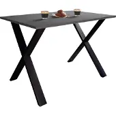 VCM Premium Holz Esstisch | H. 76 x B. 140 x T. 80 cm | Küchentisch Speisetisch Tisch Xona X