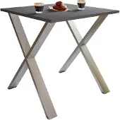 VCM Premium Holz Esstisch | H. 76 x B. 80 x T. 50 cm | Küchentisch Speisetisch Tisch Xona X