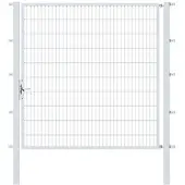 GAH Alberts Alberts 647643 Einzeltor Flexo mit Zubehör, feuerverzinkt, Breite 200 cm, Höhe 200 cm