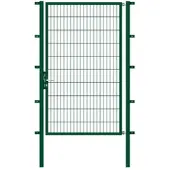 GAH Alberts Alberts 647261 Einzeltor Flexo mit Zubehör, grün, Breite 125 cm, Höhe 200 cm