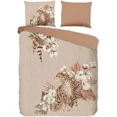 Good Morning Bettwäsche Chevy Sand Flanell-200 x 200 / 220 cm | 2-Persoons