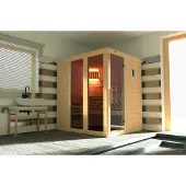 Weka Design-Sauna KEMI PANORAMA 1 inkl. 7,5 kW BioS-Ofenset x B x T x H x 162 x 193 x 200