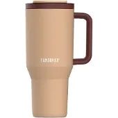 Kambukka Thermobecher Mit Teleskopstrohhalm Rio Tumbler Almond Dream 950ml