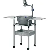 Nobo OHP-Projektionswagen, Multimedia-Trolley, Silber, Projektor, 30 kg, 3 Regale, 1 Schublade(n)