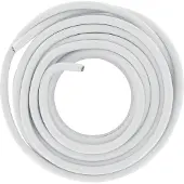 Kopp 33369754 Koaxialleitung, 7mm2, 20m, Farbe: weiß